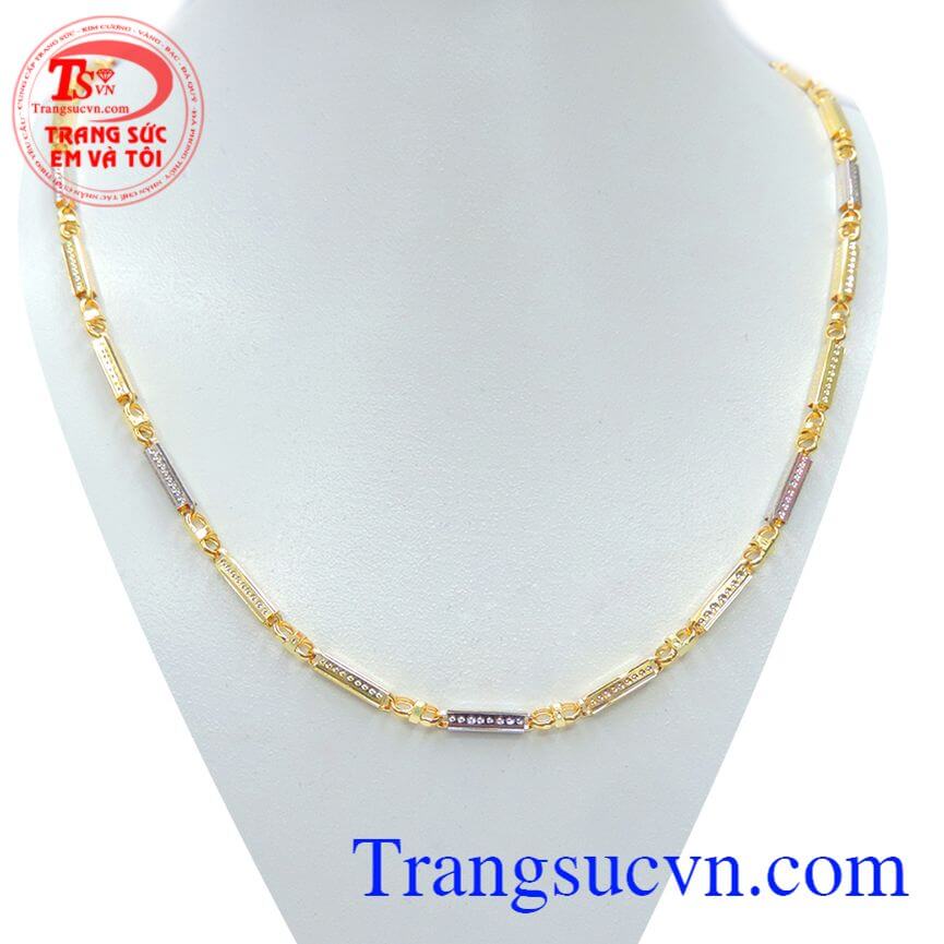 Dây chuyền nam khúc côn cá tính, dây chuyền nam vàng tây, dây chuyền nam đẹp Dây chuyền nam khúc côn cá tính, dây chuyền nam vàng tây, dây chuyền nam đẹp