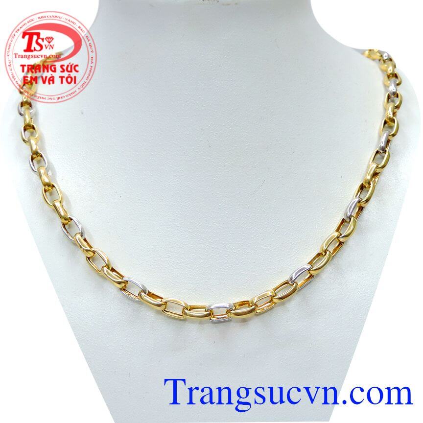 Dây chuyền nam mắt xích cá tính, dây chuyền nam đẹp, dây chuyền nam vàng tây Dây chuyền nam mắt xích cá tính, dây chuyền nam đẹp, dây chuyền nam vàng tây