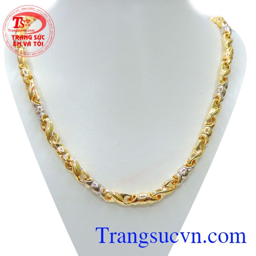 Dây chuyền nam to quý phái TSVN, dây chuyền vàng tây, dây chuyền đẹp Dây chuyền nam to quý phái TSVN, dây chuyền vàng tây, dây chuyền đẹp