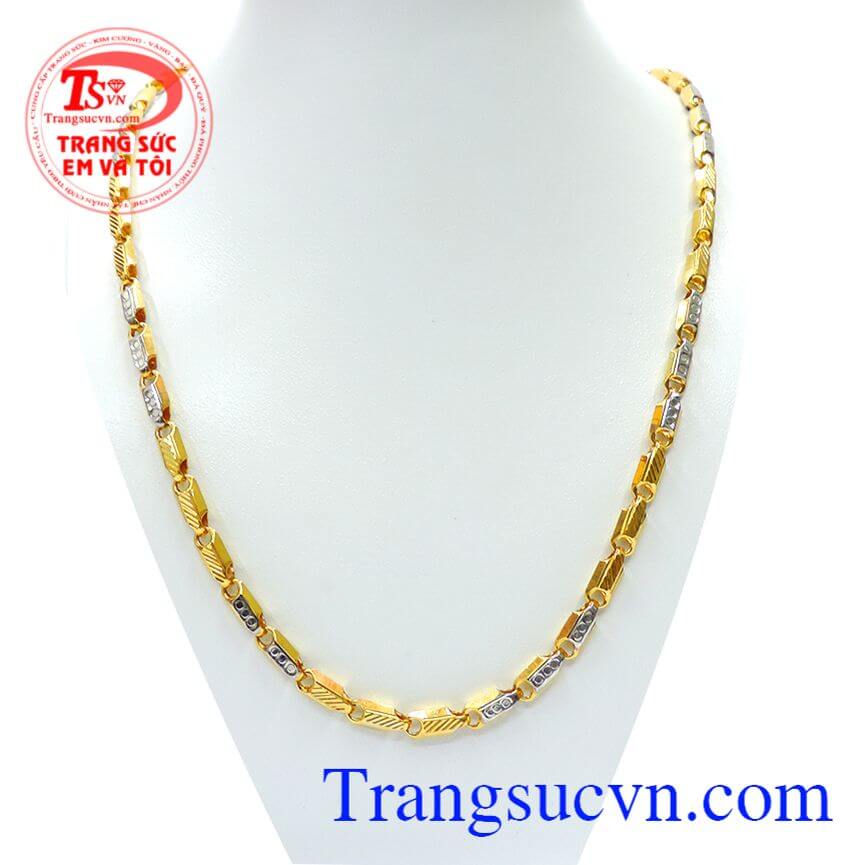 Dây chuyền nam vàng mạnh mẽ lịch lãm, dây chuyền vàng tây, dây chuyền đẹp Dây chuyền nam vàng mạnh mẽ lịch lãm, dây chuyền vàng tây, dây chuyền đẹp