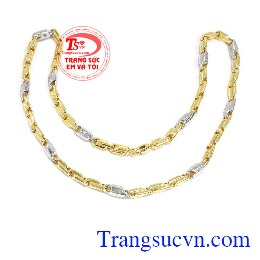 Dây chuyền quý ông sang trọng,Dây chuyền nam,Dây chuyền vàng