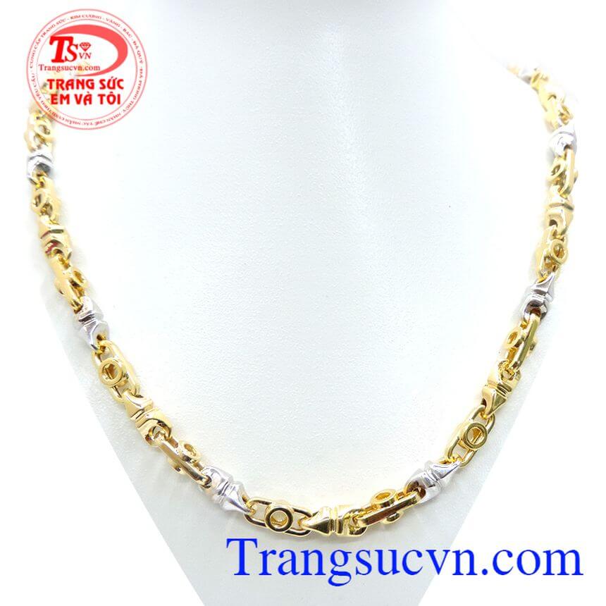 Dây chuyền vàng 10k trẻ trung, dây chuyền nam đẹp, dây chuyền nam cá tính Dây chuyền vàng 10k trẻ trung, dây chuyền nam đẹp, dây chuyền nam cá tính