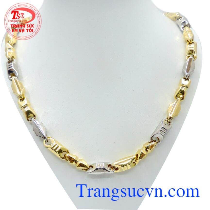 Dây chuyền vàng 14k nam sang, dây chuyền đẹp, dây chuyền vàng sang trọng