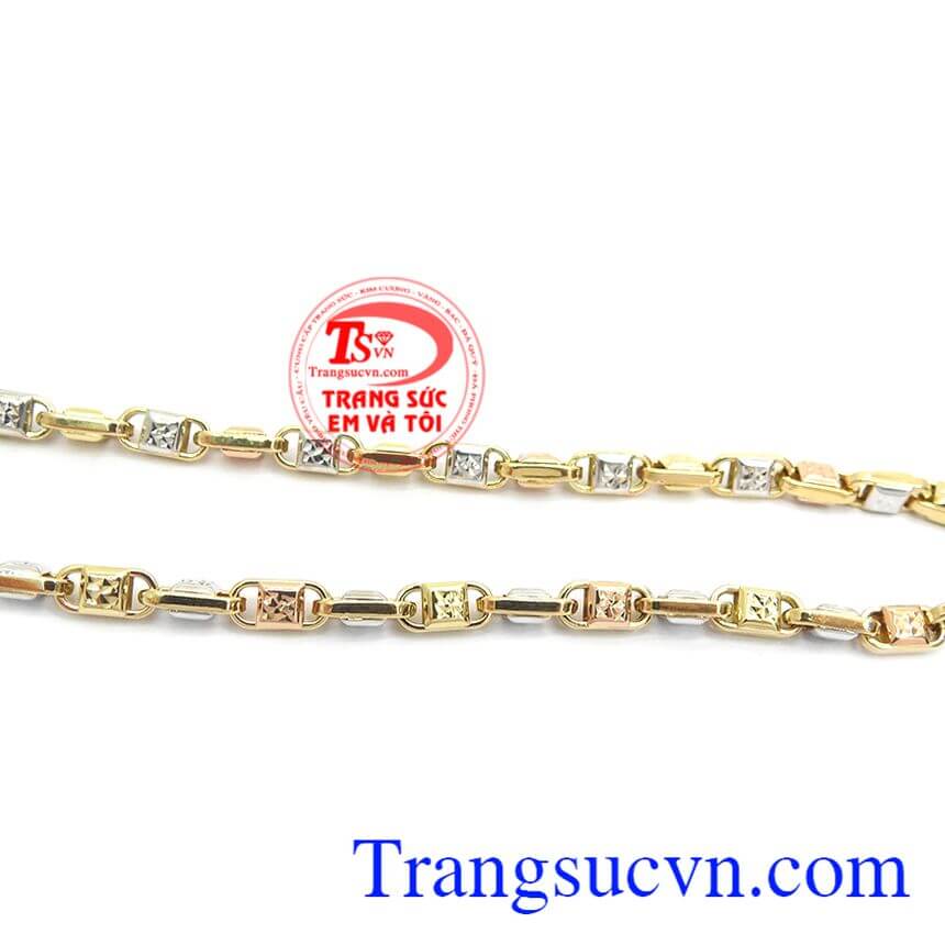 Dây chuyền vàng Italy đẹp,Dây chuyền vàng,Dây chuyền nam