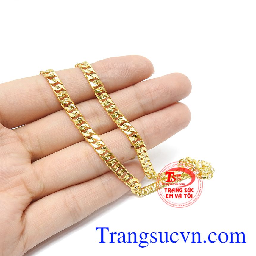 Dây chuyền vàng mắt xích lịch lãm,Dây chuyền vàng,Dây chuyền nam