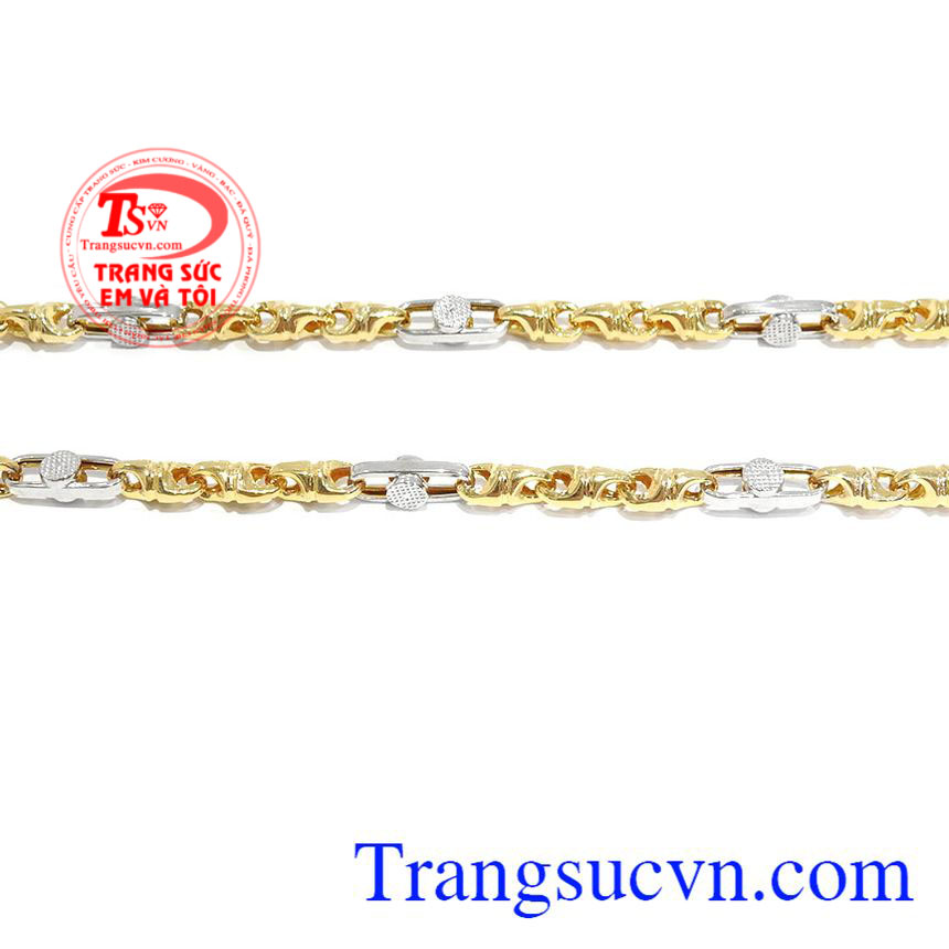 Dây nam lịch lãm vàng 10k,Dây chuyền vàng,Dây chuyền nam