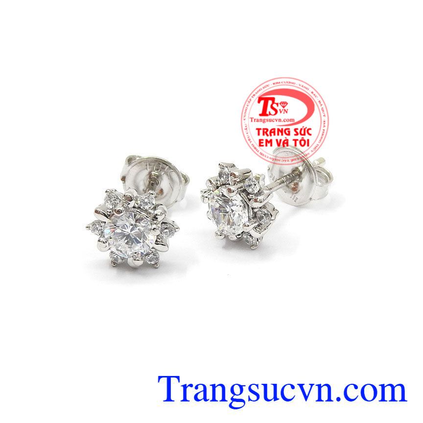 Hoa tai bông hoa vàng trắng, hoa tai vàng tây, Hoa tai Hàn Quốc