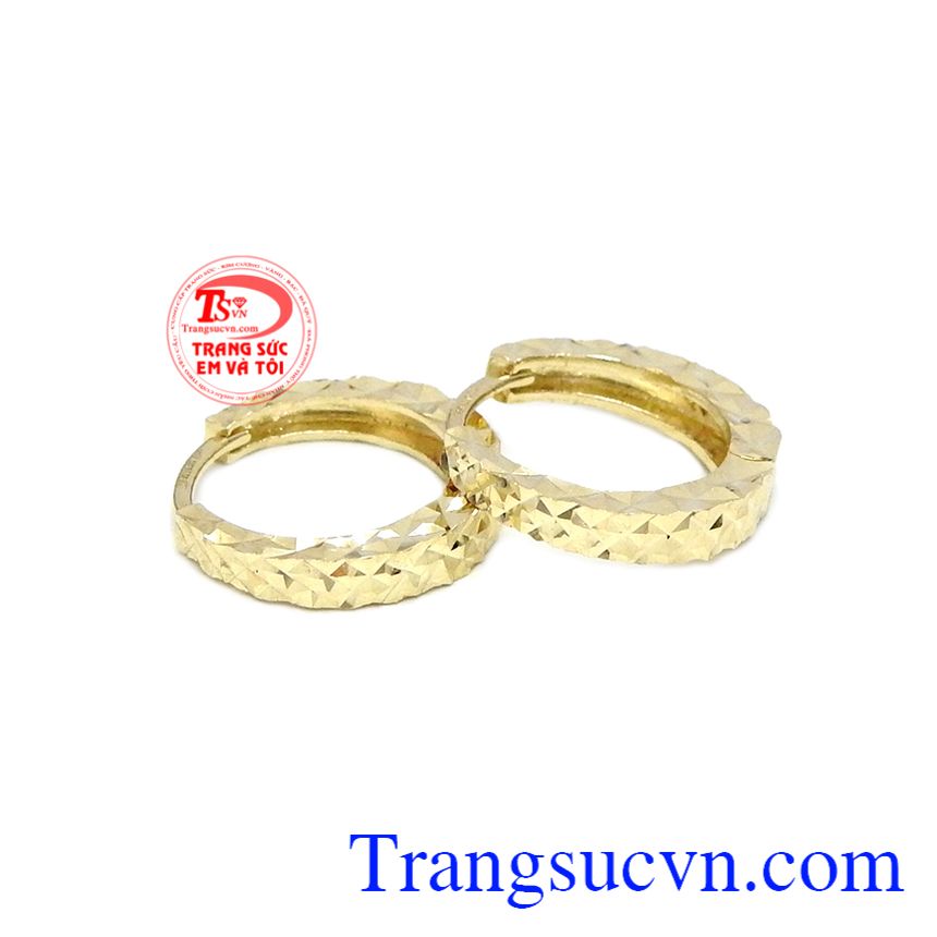 Hoa tai đẹp Hàn Quốc,Hoa tai vàng tây,Trang sức nữ