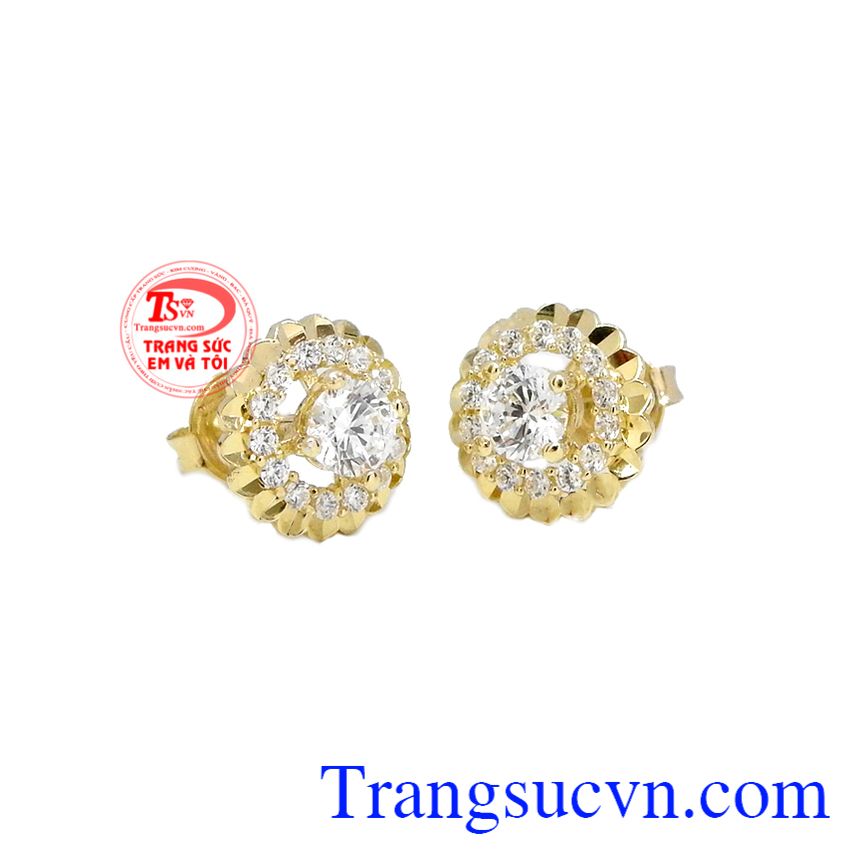 Hoa tai niềm tin,Hoa tai vàng tây,Trang sức nữ