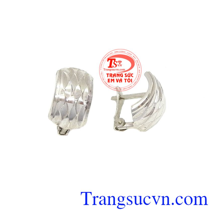 Hoa tai vàng 18k trắng đẹp,Hoa tai vàng đá quý,Trang sức vàng Hoa tai vàng 18k trắng đẹp,Hoa tai vàng đá quý,Trang sức vàng