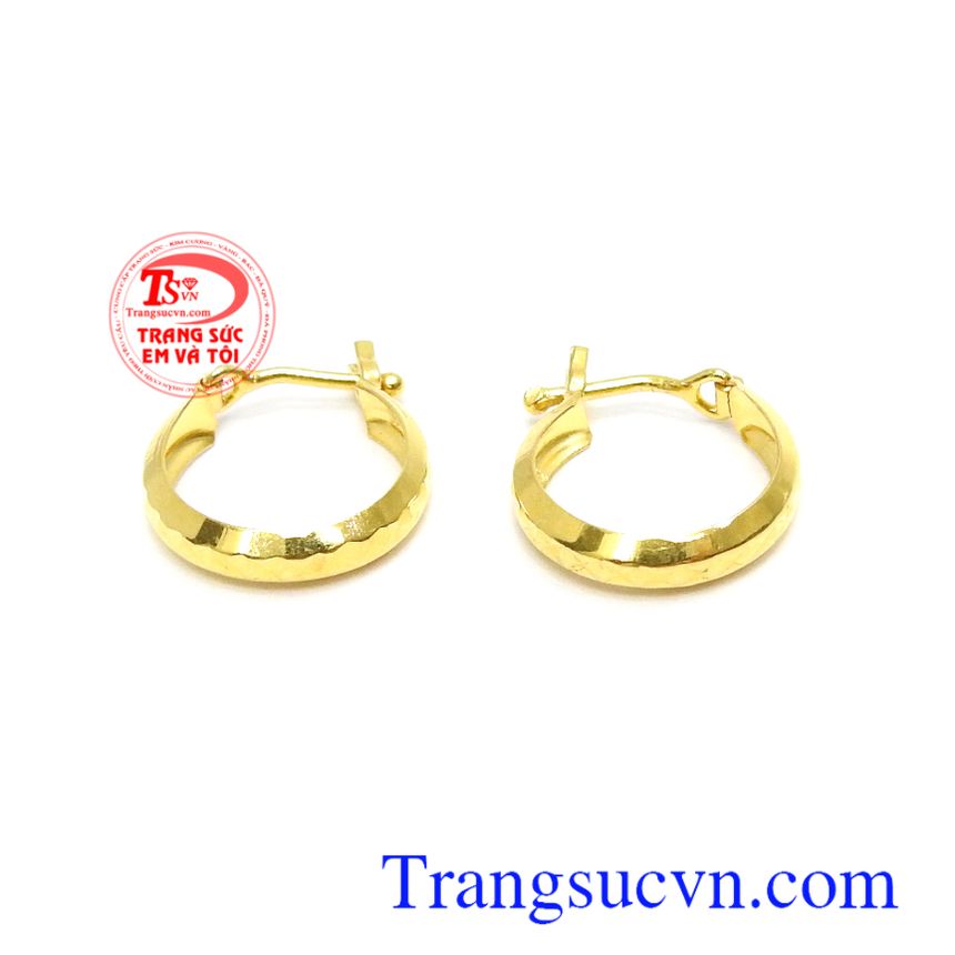 Hoa tai vàng nữ xinh xắn,Hoa tai vàng tây,Trang sức nữ Hoa tai vàng nữ xinh xắn,Hoa tai vàng tây,Trang sức nữ