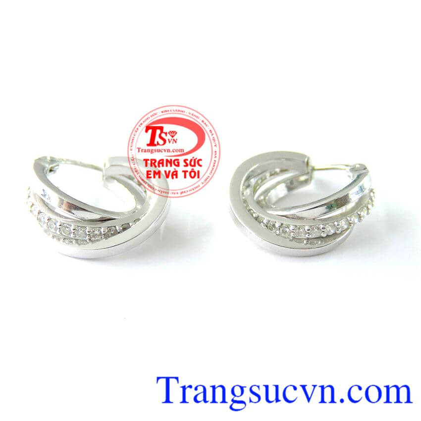 Hoa tai vàng tây cho phái đẹp,Hoa tai vàng tây,Trang sức vàng