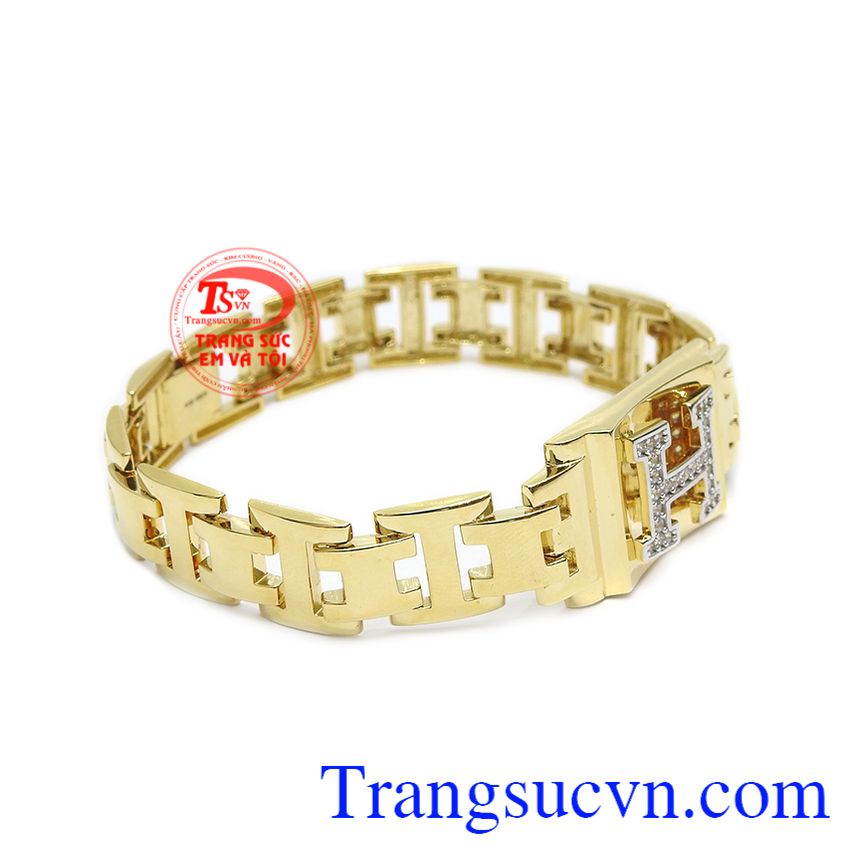 Đặc biệt, Inox Công Sang mang đến cho các quý ông mẫu vòng tay nam inox mạ vàng công nghệ mới nhất năm