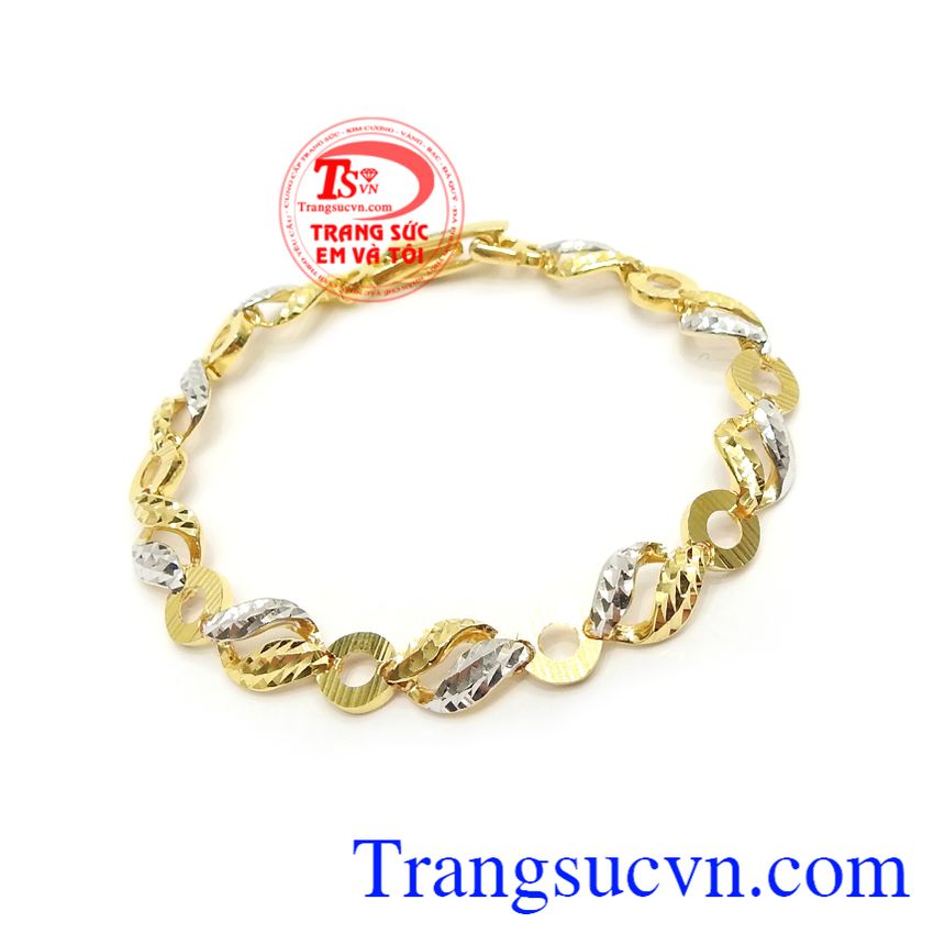 Lắc Tay Nữ 10k Tinh Tế,Lắc vàng tây đá quý,Trang sức vàng Lắc Tay Nữ 10k Tinh Tế,Lắc vàng tây đá quý,Trang sức vàng