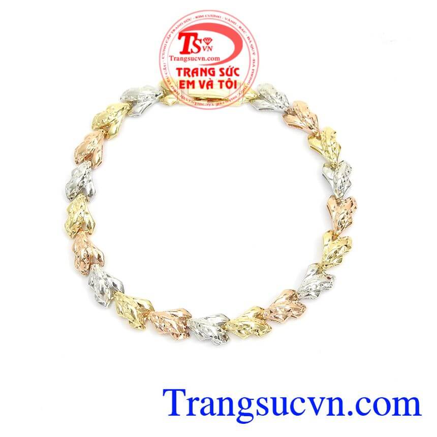 Lắc Tay Nữ Nhập Khẩu Cao Cấp,Lắc vàng tây đá quý,Trang sức vàng