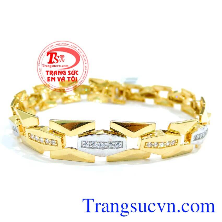 Lắc vàng 18k Quý Phái,Lắc tay nữ vàng,Trang sức vàng