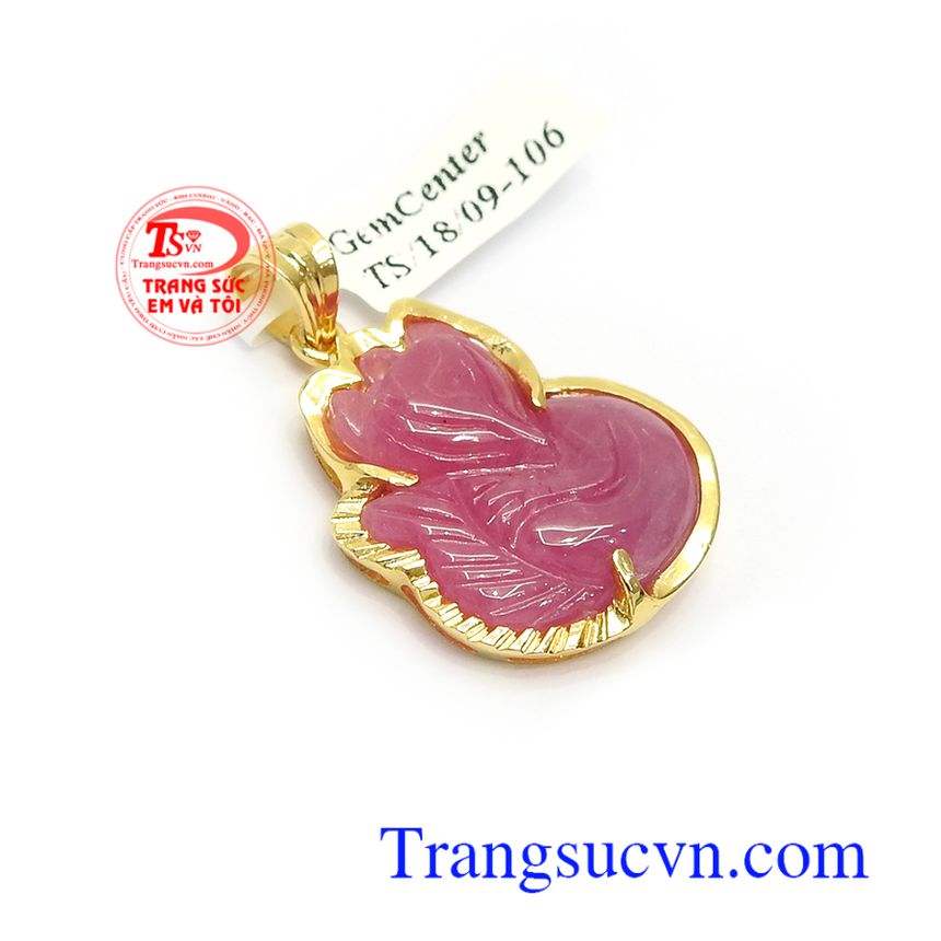 Mặt Dây Chuyền Hồ Ly Quyền Lực, mặt dây vàng tây, mặt dây đá quý Mặt Dây Chuyền Hồ Ly Quyền Lực, mặt dây vàng tây, mặt dây đá quý