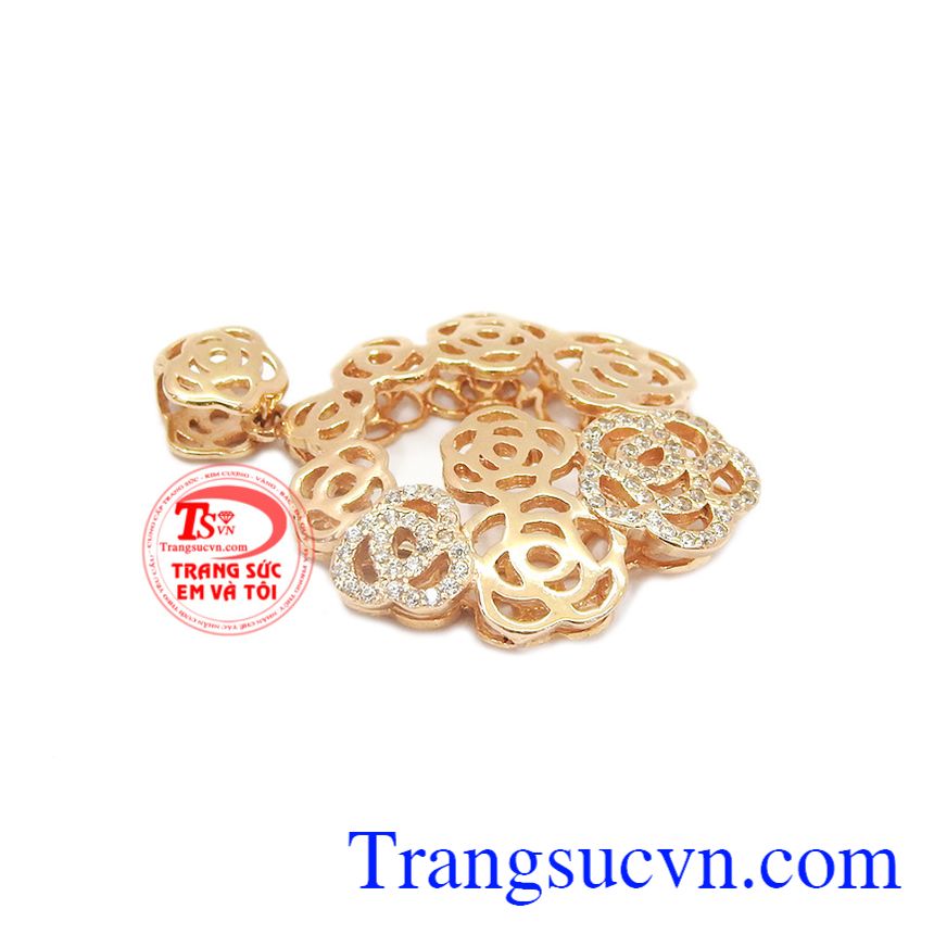 Mặt dây chuyền hoa hồng bất tử, mặt dây đẹp, mặt dây vàng tây Mặt dây chuyền hoa hồng bất tử, mặt dây đẹp, mặt dây vàng tây