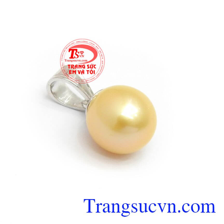 Mặt Dây Chuyền Ngọc Trai Tinh Tế, mặt dây vàng tây, mặt dây ngọc trai