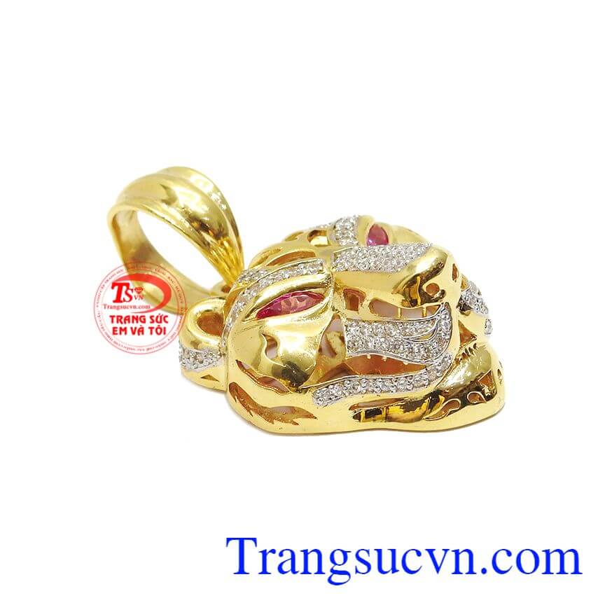 Mặt dây hổ mạnh mẽ,Mặt dây chuyền nam,Trang sức nam