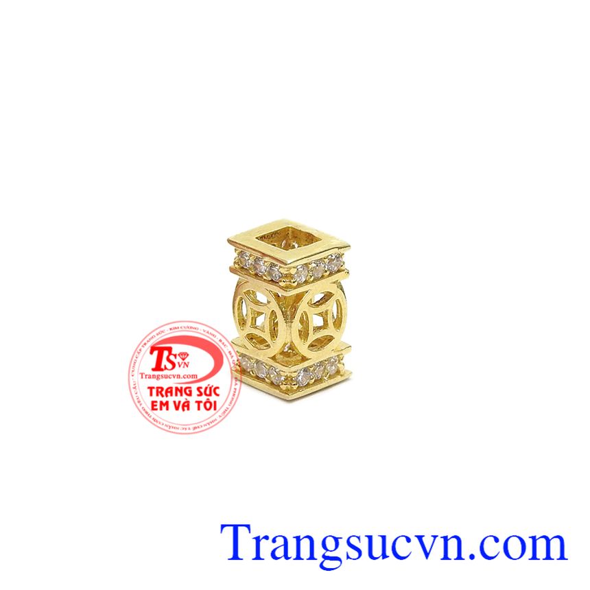 Mặt dây kim tiền chữ nhật độc đáo, mặt dây chuyền vàng, mặt dây nữ đẹp Mặt dây kim tiền chữ nhật độc đáo, mặt dây chuyền vàng, mặt dây nữ đẹp