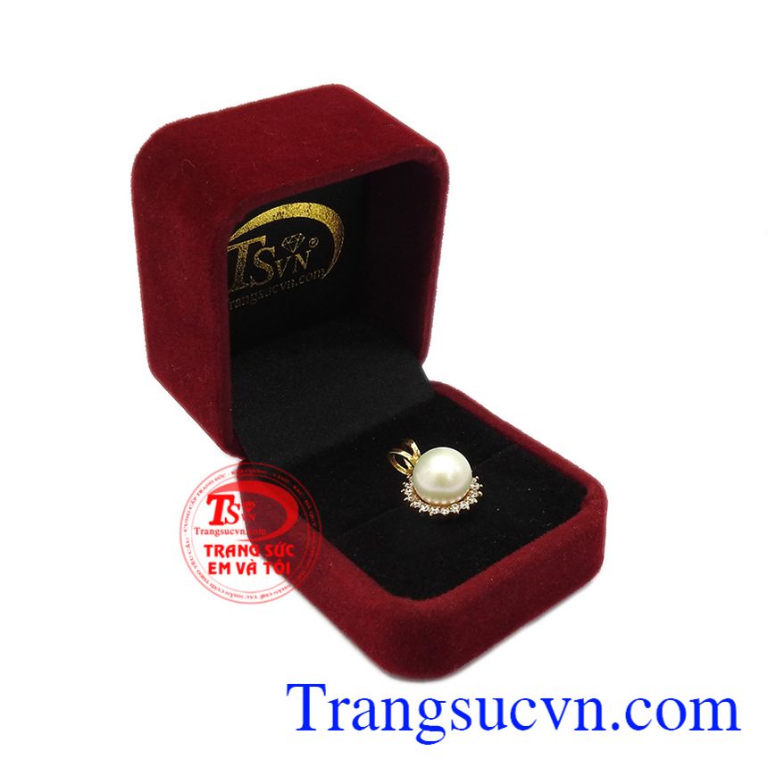 Mặt dây ngọc trai vàng, Mặt dây chuyền ngọc trai, mặt dây nữ đẹp