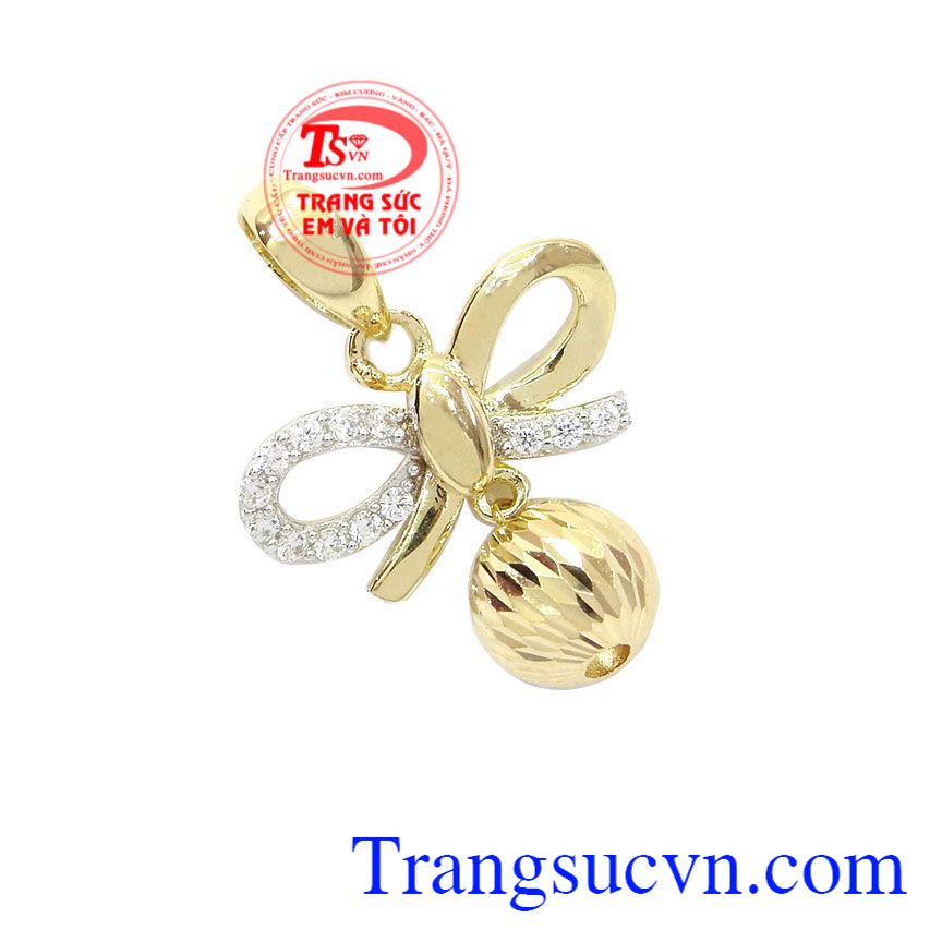 Mặt dây nữ đẹp xinh xắn, mặt dây chuyền đẹp, mặt dây vàng tây