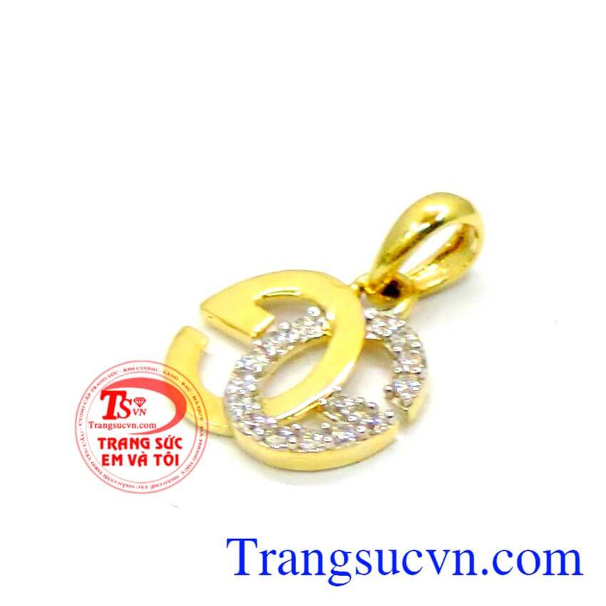 Mặt dây nữ vàng nhỏ xinh, mặt dây chuyền vàng, mặt dây đẹp