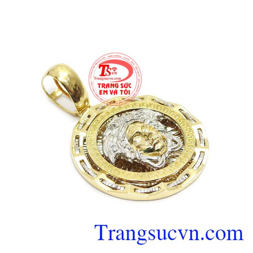 Mặt dây versace mạnh mẽ vàng 10k,Mặt dây chuyền nam,Trang sức nam Mặt dây versace mạnh mẽ vàng 10k,Mặt dây chuyền nam,Trang sức nam