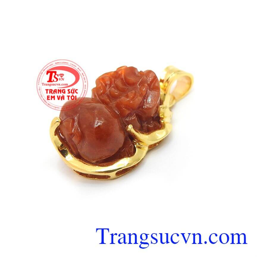 Mặt Tỳ Hưu Phong Thủy An Yên,Tỳ hưu vàng,Trang sức nam