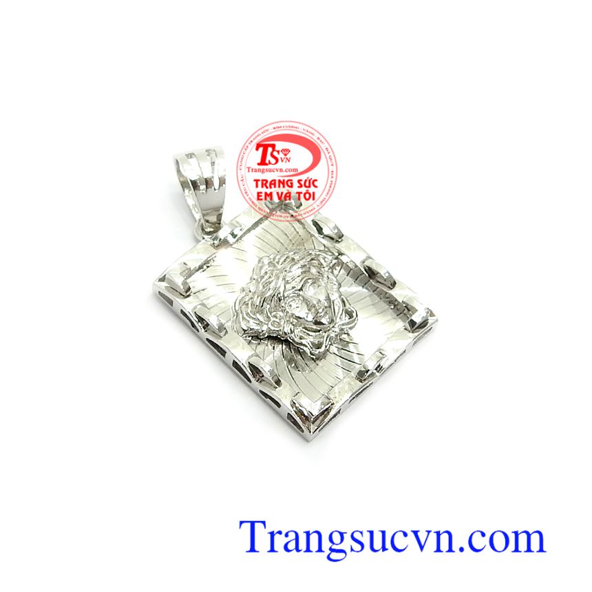 Mặt Vàng Trắng Nam Quyền Uy,Mặt dây chuyền nam,Trang sức nam Mặt Vàng Trắng Nam Quyền Uy,Mặt dây chuyền nam,Trang sức nam