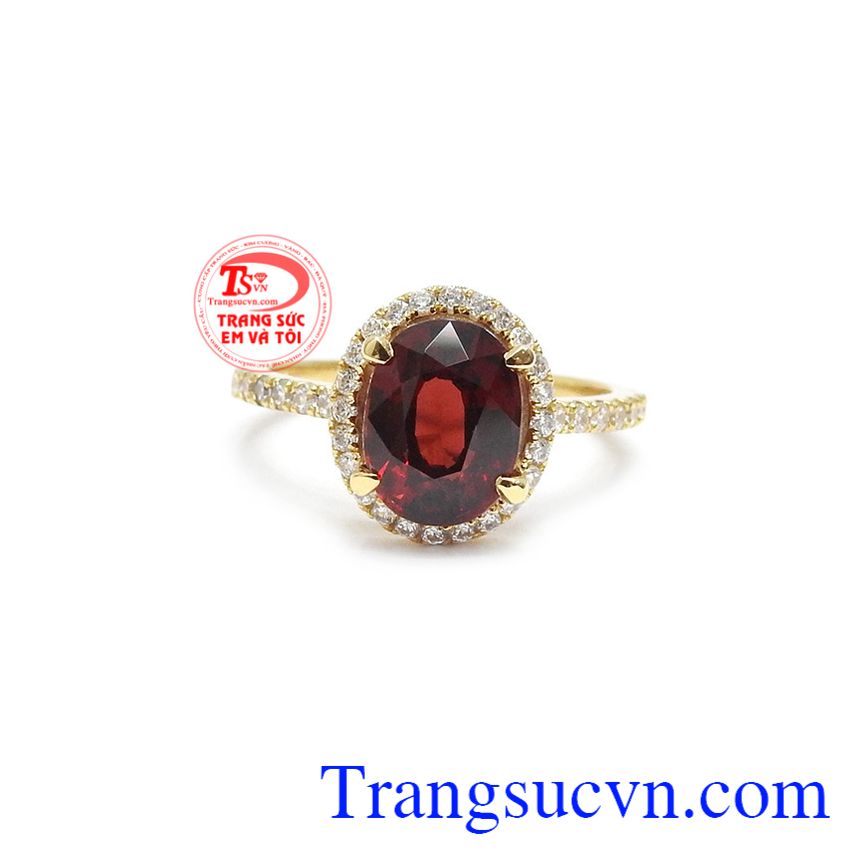 Nhẫn granet thiên nhiên đẹp,Nhẫn nữ vàng tây,Trang sức nữ Nhẫn granet thiên nhiên đẹp,Nhẫn nữ vàng tây,Trang sức nữ