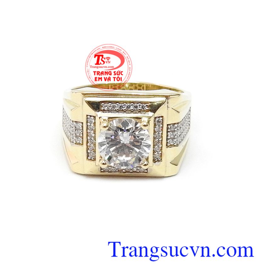 Nhẫn nam Hàn Quốc phong cách 10k, nhẫn nam vàng tây, nhẫn nam đẹp