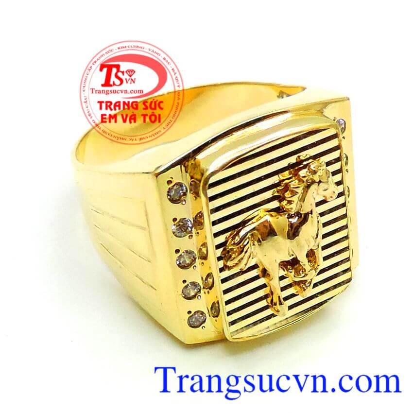 Nhẫn nam ngựa vàng,Nhẫn nam vàng,nhẫn nam đẹp Nhẫn nam ngựa vàng,Nhẫn nam vàng,nhẫn nam đẹp