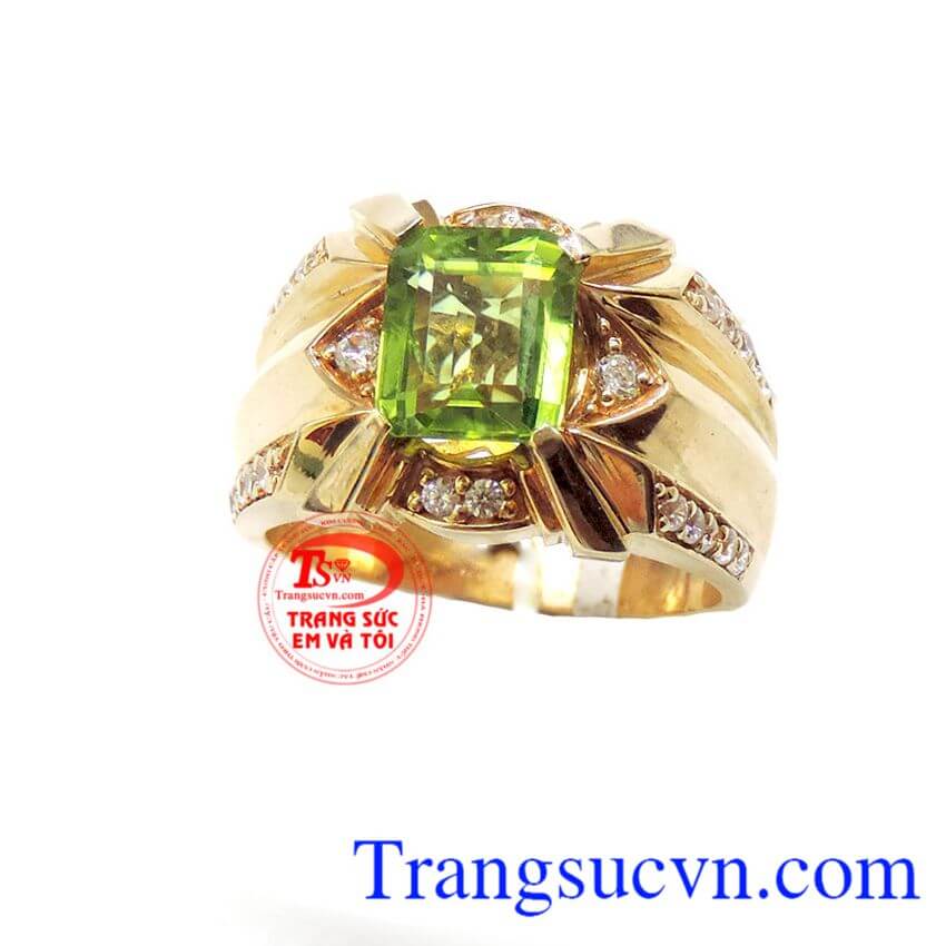 Nhẫn nam Peridot công danh,Nhẫn nam vàng,Nhẫn nam đẹp Nhẫn nam Peridot công danh,Nhẫn nam vàng,Nhẫn nam đẹp