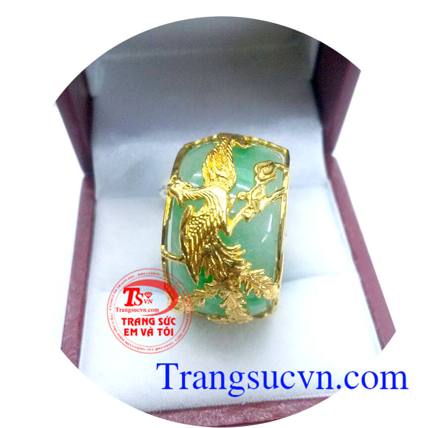 Nhẫn nam phượng hoàng ngọc, nhẫn nam đẹp, nhẫn nam sang trọng Nhẫn nam phượng hoàng ngọc, nhẫn nam đẹp, nhẫn nam sang trọng