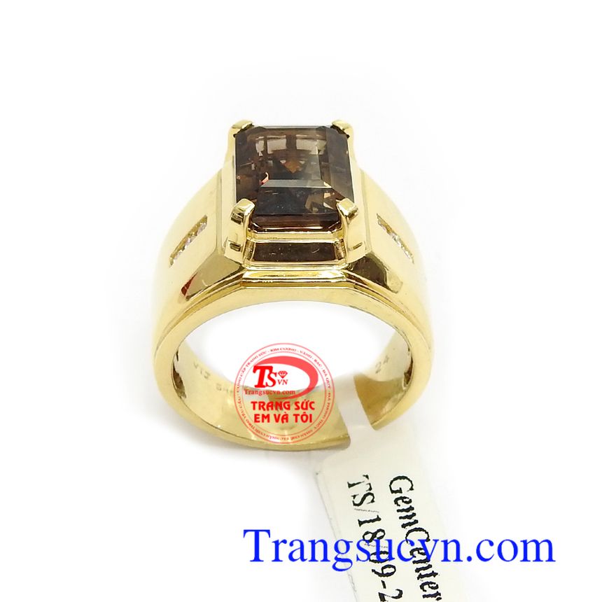 Nhẫn Nam Thạch Anh 14k Độc Đáo, nhẫn nam đá quý, nhẫn nam thạch anh đẹp Nhẫn Nam Thạch Anh 14k Độc Đáo, nhẫn nam đá quý, nhẫn nam thạch anh đẹp