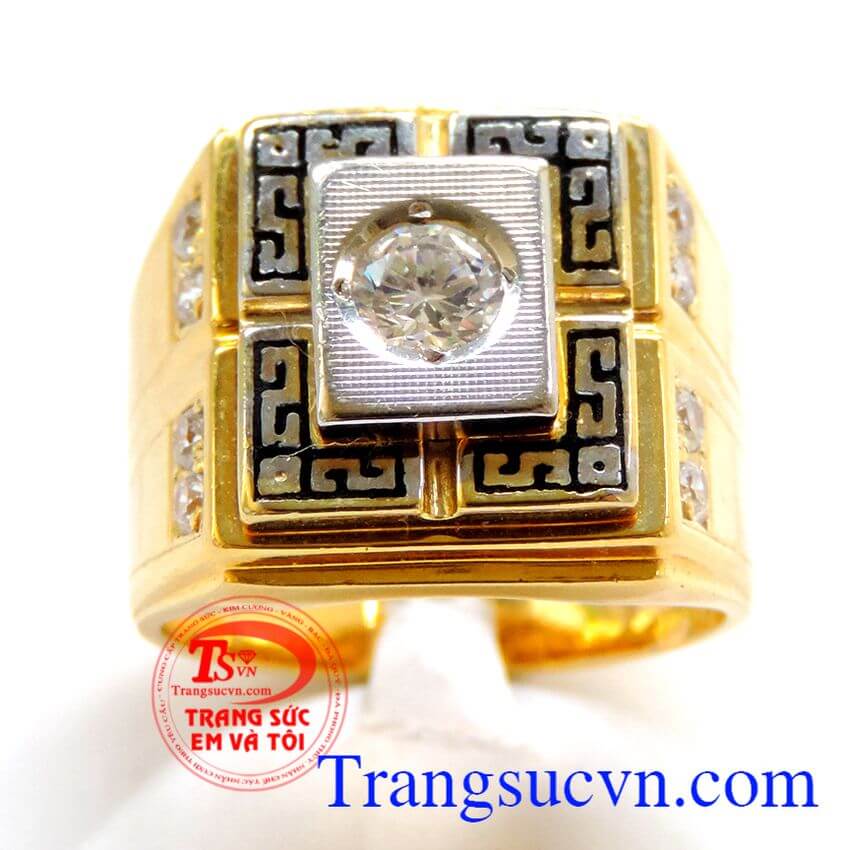 Nhẫn nam vạn như ý,Nhẫn nam đẹp,Nhẫn nam vàng