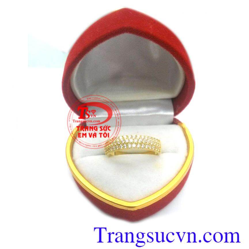 Nhẫn nữ kết 3 hàng kim cương,Nhẫn nữ đá quý,Trang sức nữ Nhẫn nữ kết 3 hàng kim cương,Nhẫn nữ đá quý,Trang sức nữ