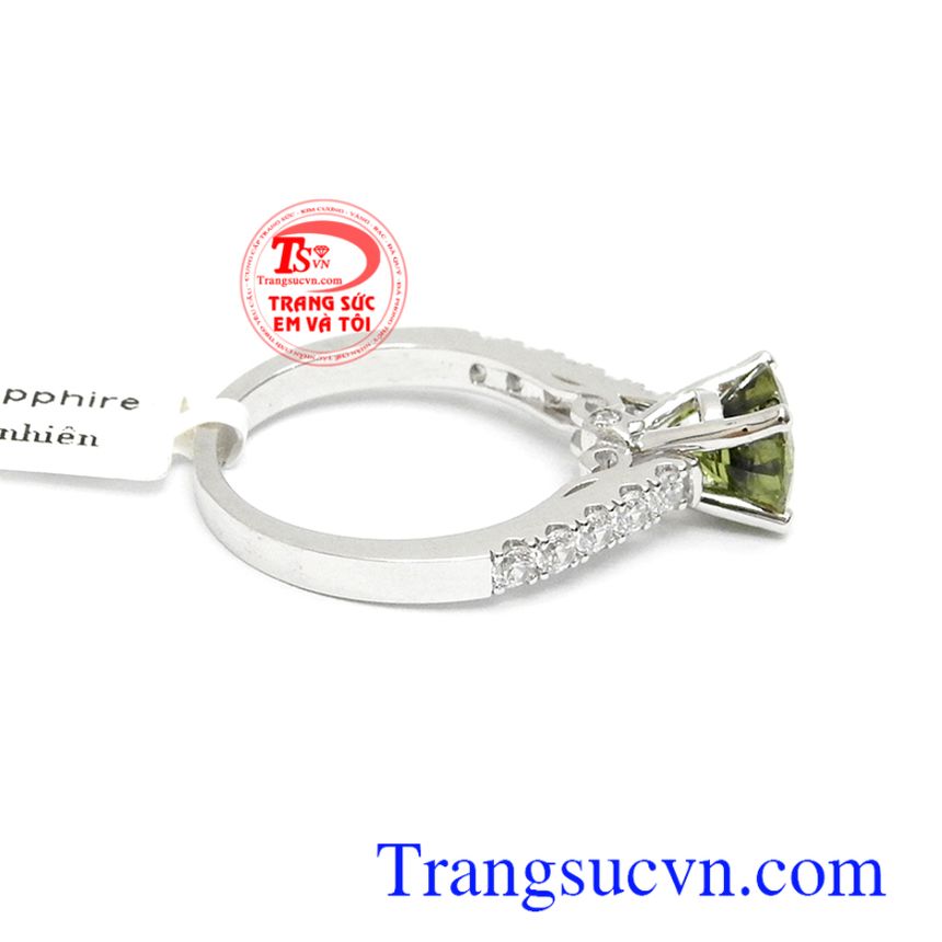 Nhẫn nữ Sapphire hạnh phúc 14k,Nhẫn nữ đá quý,Trang sức nữ