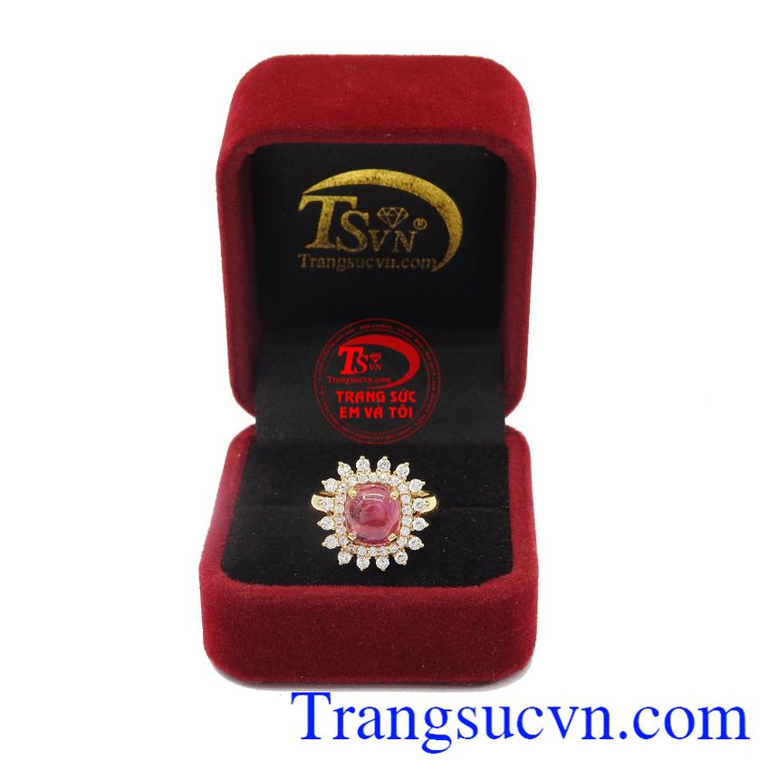 Nhẫn nữ sapphire hồng,Nhẫn nữ đá quý,Trang sức nữ Nhẫn nữ sapphire hồng,Nhẫn nữ đá quý,Trang sức nữ