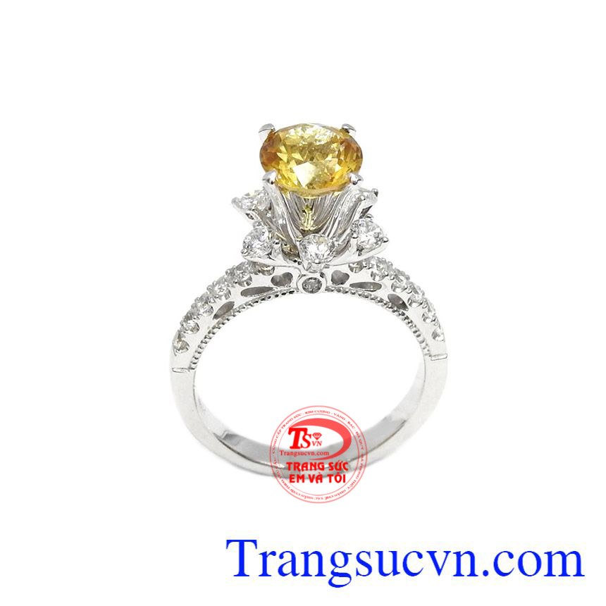 Nhẫn nữ thạch anh vàng kiêu sa,Trang sức nữ,Nhẫn nữ đá quý Nhẫn nữ thạch anh vàng kiêu sa,Trang sức nữ,Nhẫn nữ đá quý