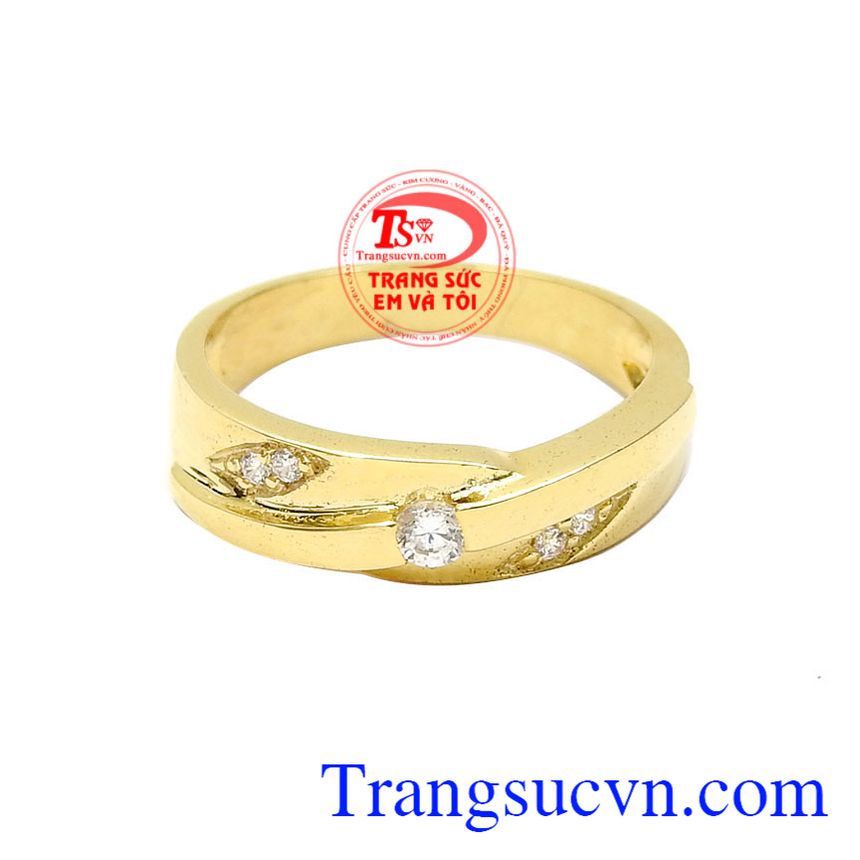 Nhẫn nữ vàng màu thanh lịch, Nhẫn nữ vàng, nhẫn nữ thời trang cá tính Nhẫn nữ vàng màu thanh lịch, Nhẫn nữ vàng, nhẫn nữ thời trang cá tính