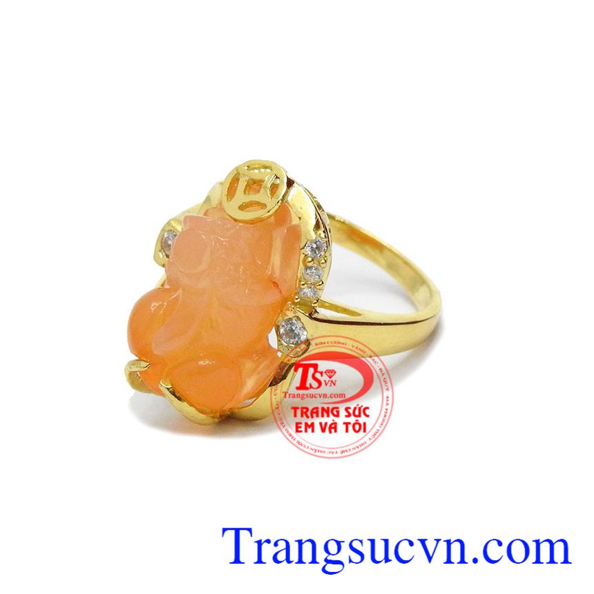 Nhẫn nữ vàng tỳ hưu hưng thịnh, nhẫn nữ tỳ hưu, nhẫn nữ đẹp