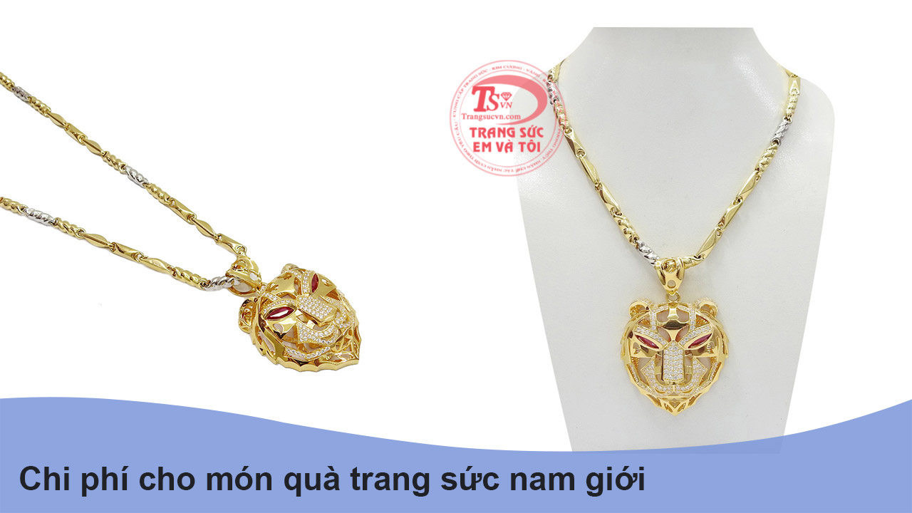 Chi phí cho món quà trang sức nam giới