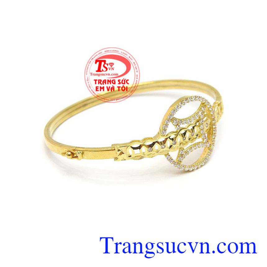 Vòng tay vàng tây, Vòng tay vàng 10k sành điệu, vòng tay nữ đẹp