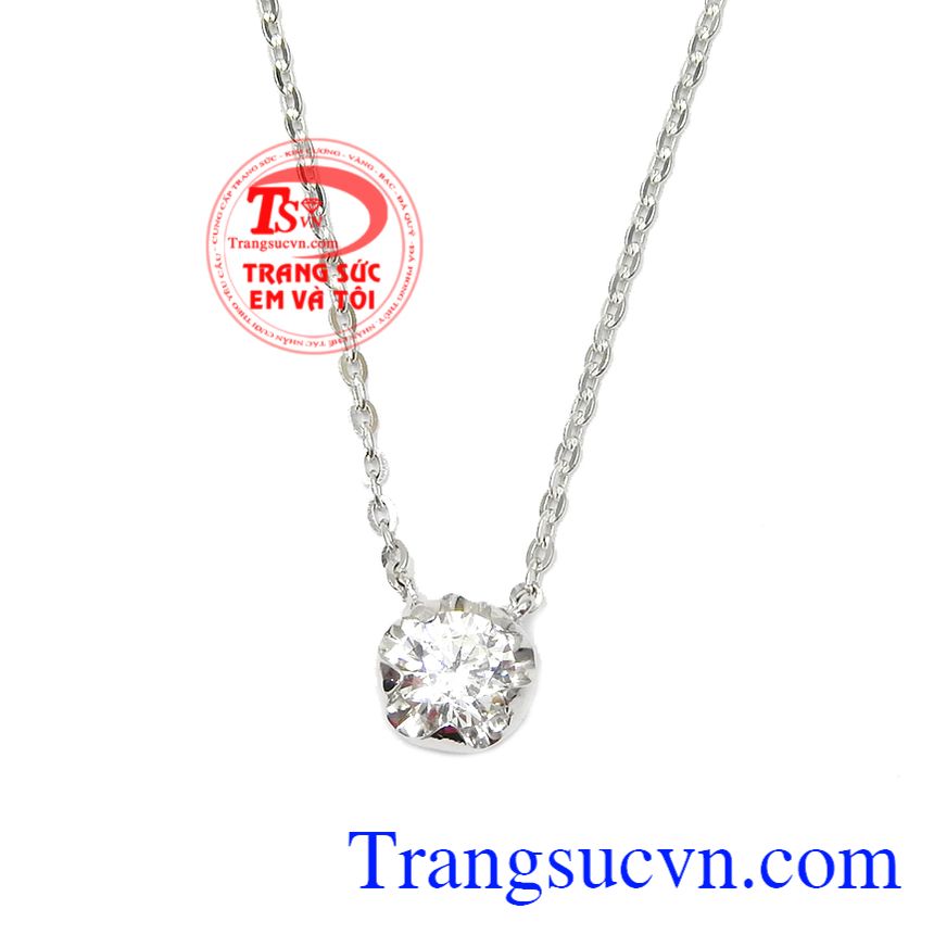 Bộ dây vàng trắng xinh đẹp, dây chuyền nữ Bộ dây vàng trắng xinh đẹp, dây chuyền nữ