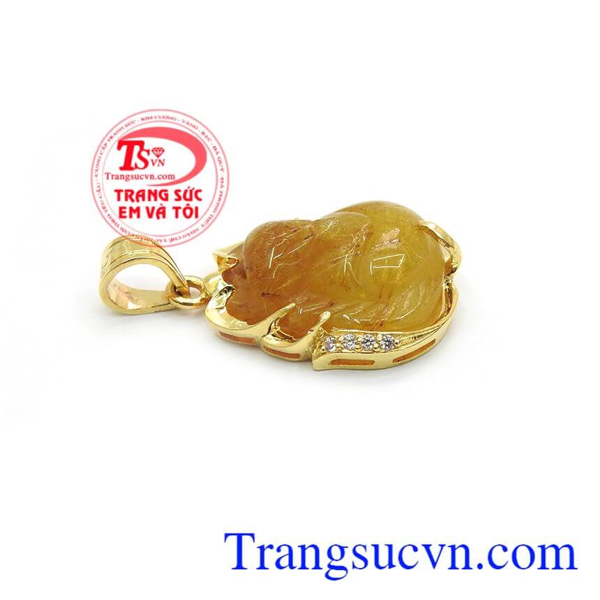 Mặt dây hồ ly khôn khéo, mặt dây thạch anh