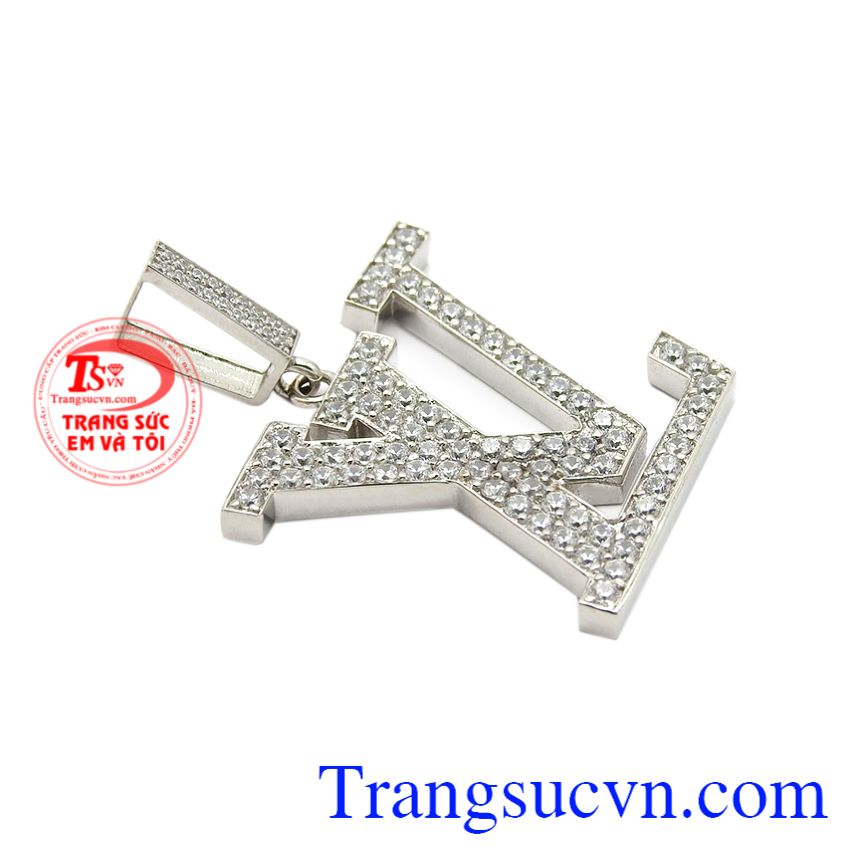 Mặt dây LV đẳng cấp, Mặt dây vàng nam, Mặt dây chuyền phong cách