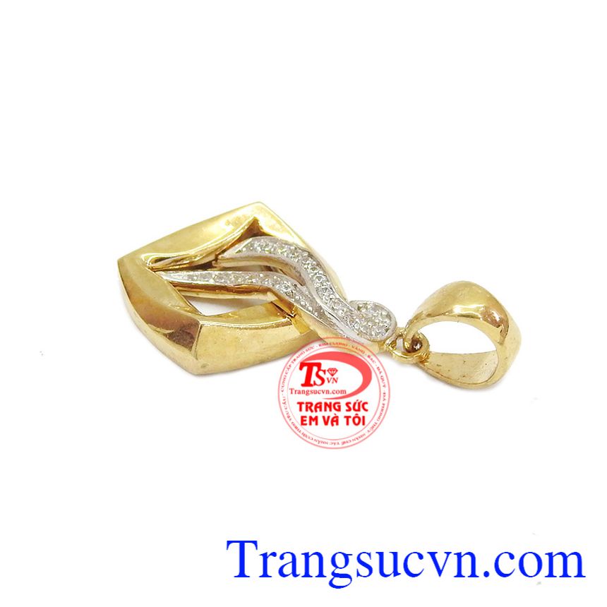 Mặt dây nữ vàng đảm bảo, mặt dây chuyền vàng